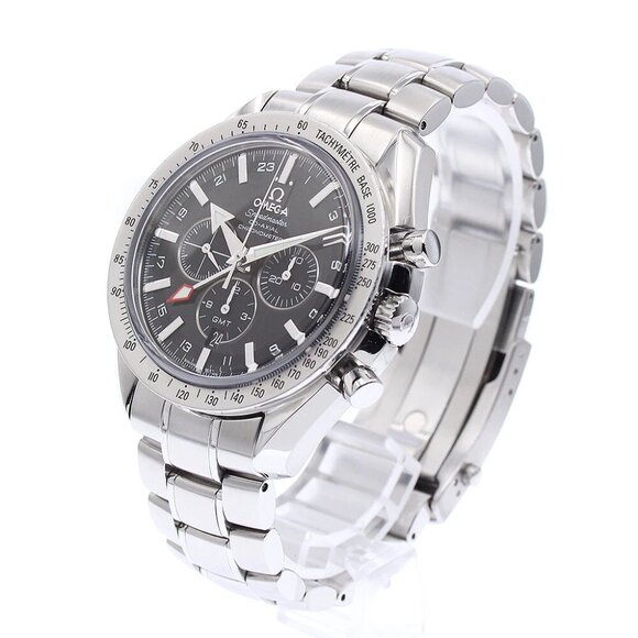 OMEGA Speedmaster Broad Arrow 3581.50 Co-Axial GMT Automatic Men's Watch_883161 - Picture 1 of 7